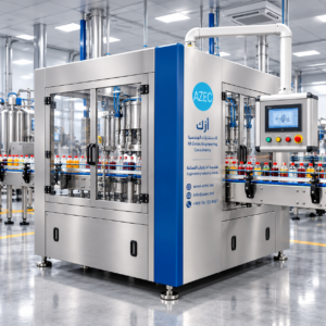 Automatic hot-melt glue OPP labeling machine azec automated bottling line