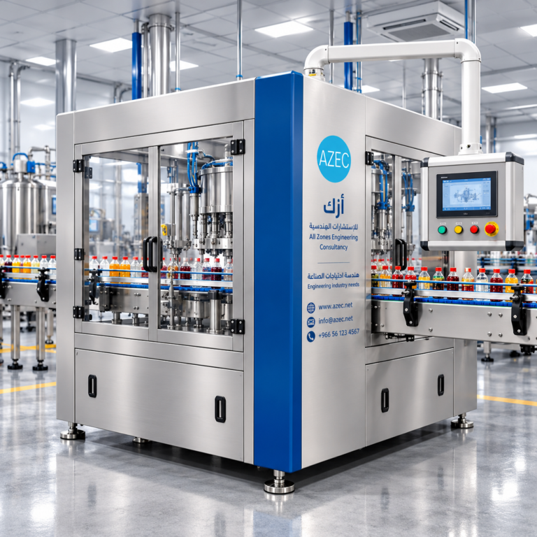 azec automated bottling line