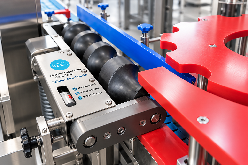 azec conveyor roller assembly