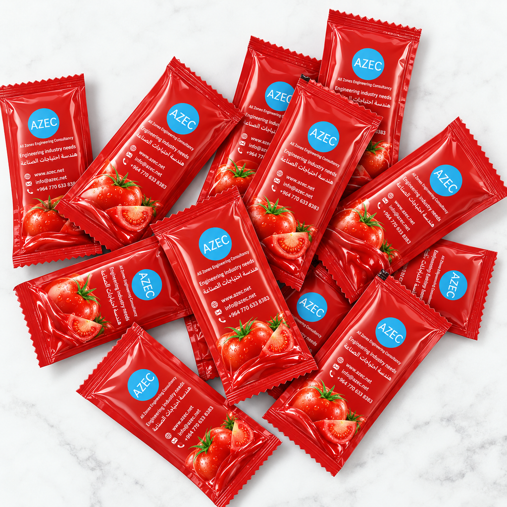 azec ketchup sachet collection