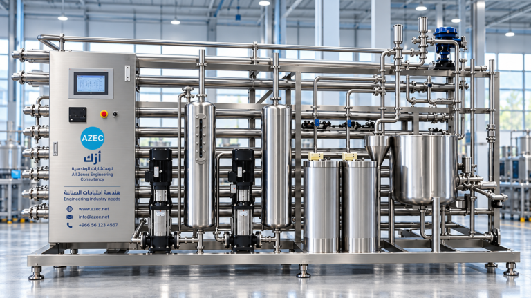 azec stainless steel process skid