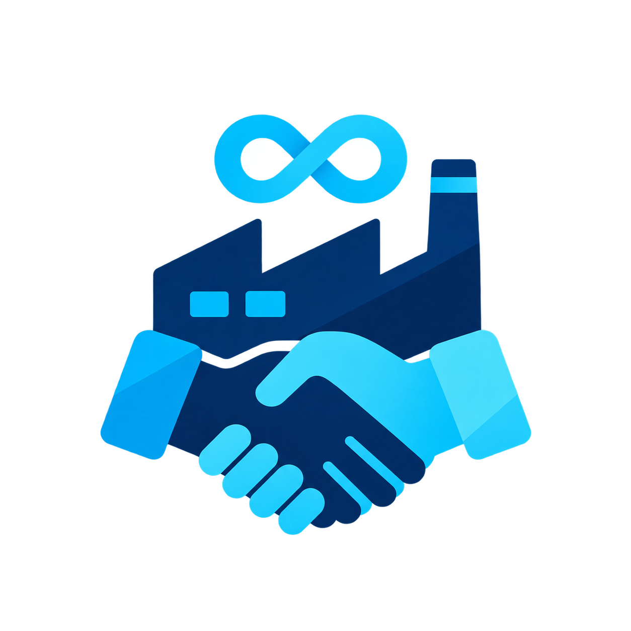 factory handshake for lasting partnership