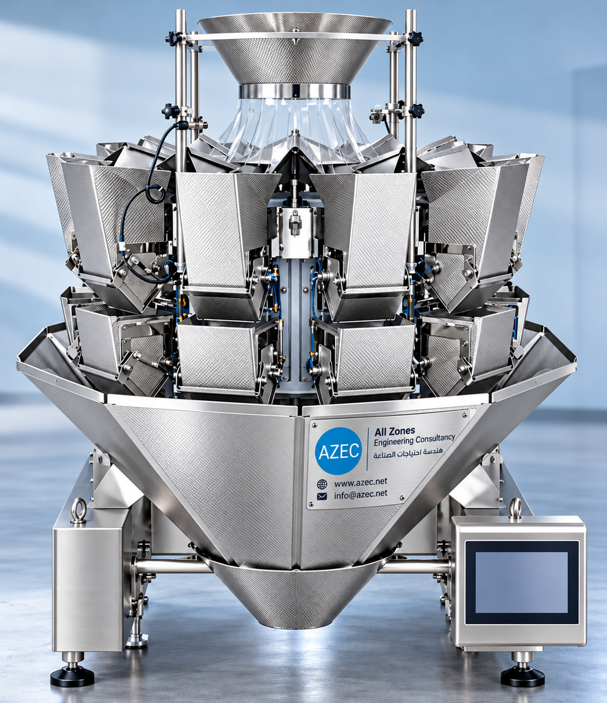 industrial stainless steel multihead weigher