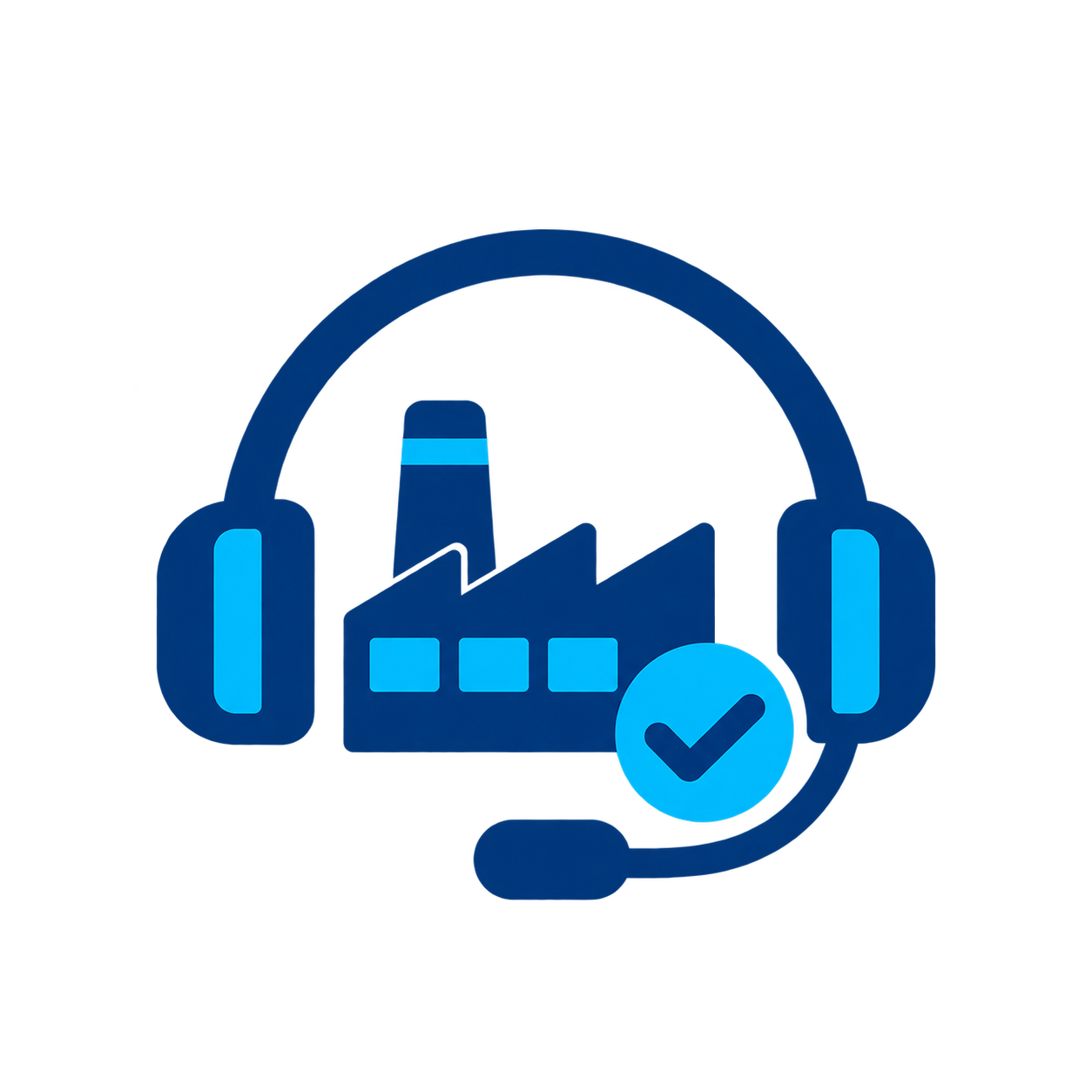 industrial support headset icon