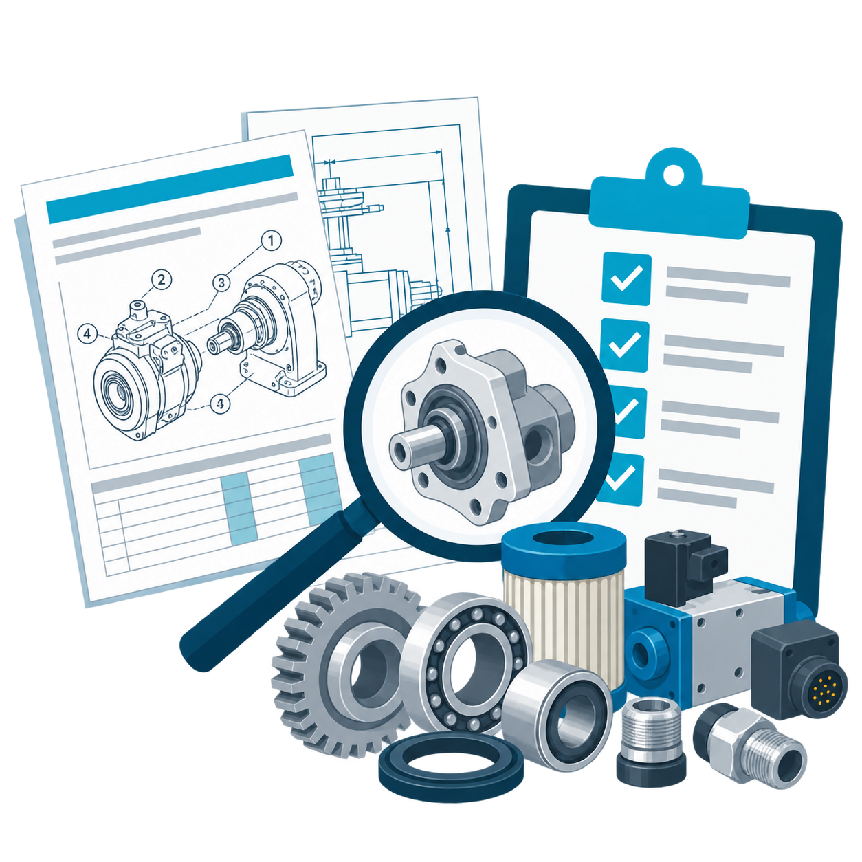 spare parts technical review